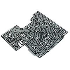 6HP26,Bonded Valve Body Plate B046