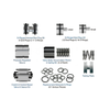 6HP26,6R80,ZF,Valve Body & Pump-O-Ring Kit,(BIN6M2)