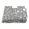 8HP45,Bonded Valve Body plate,A048,B048 ,OE,(BIN6N1Top)